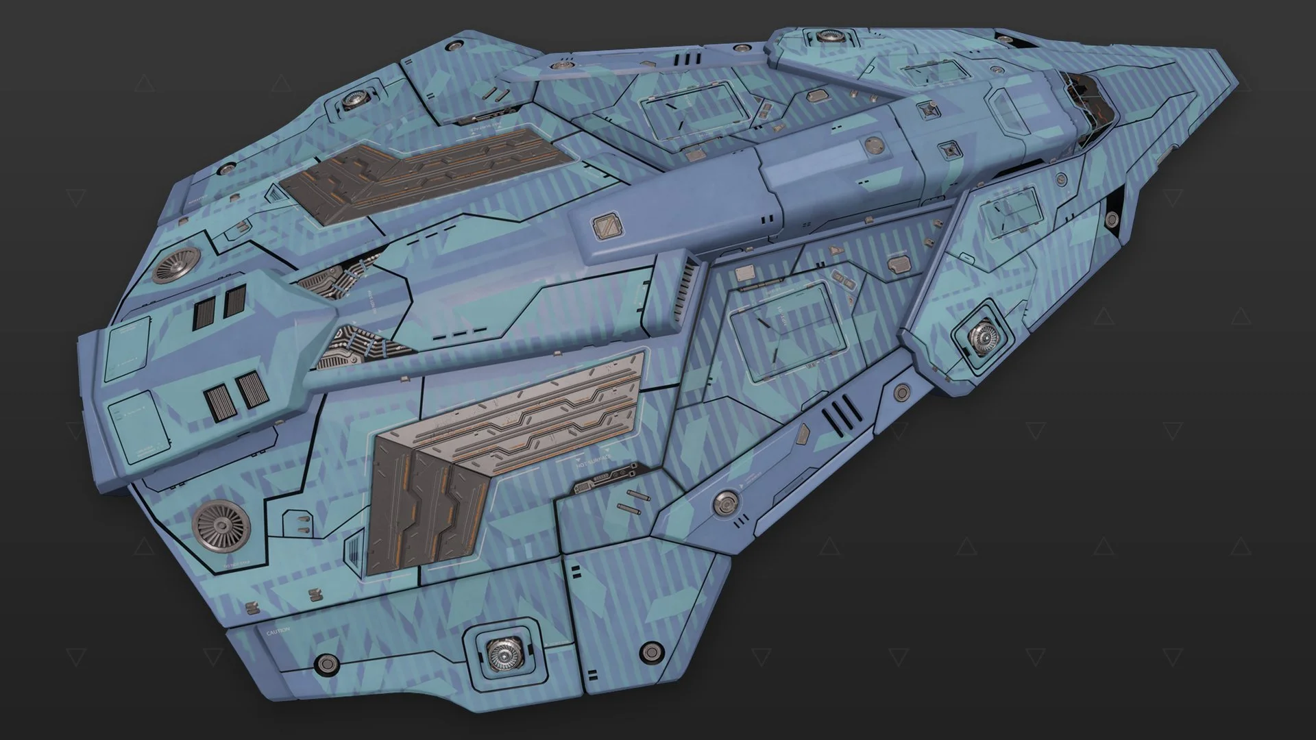 Python - „Crypsis“ - Blau