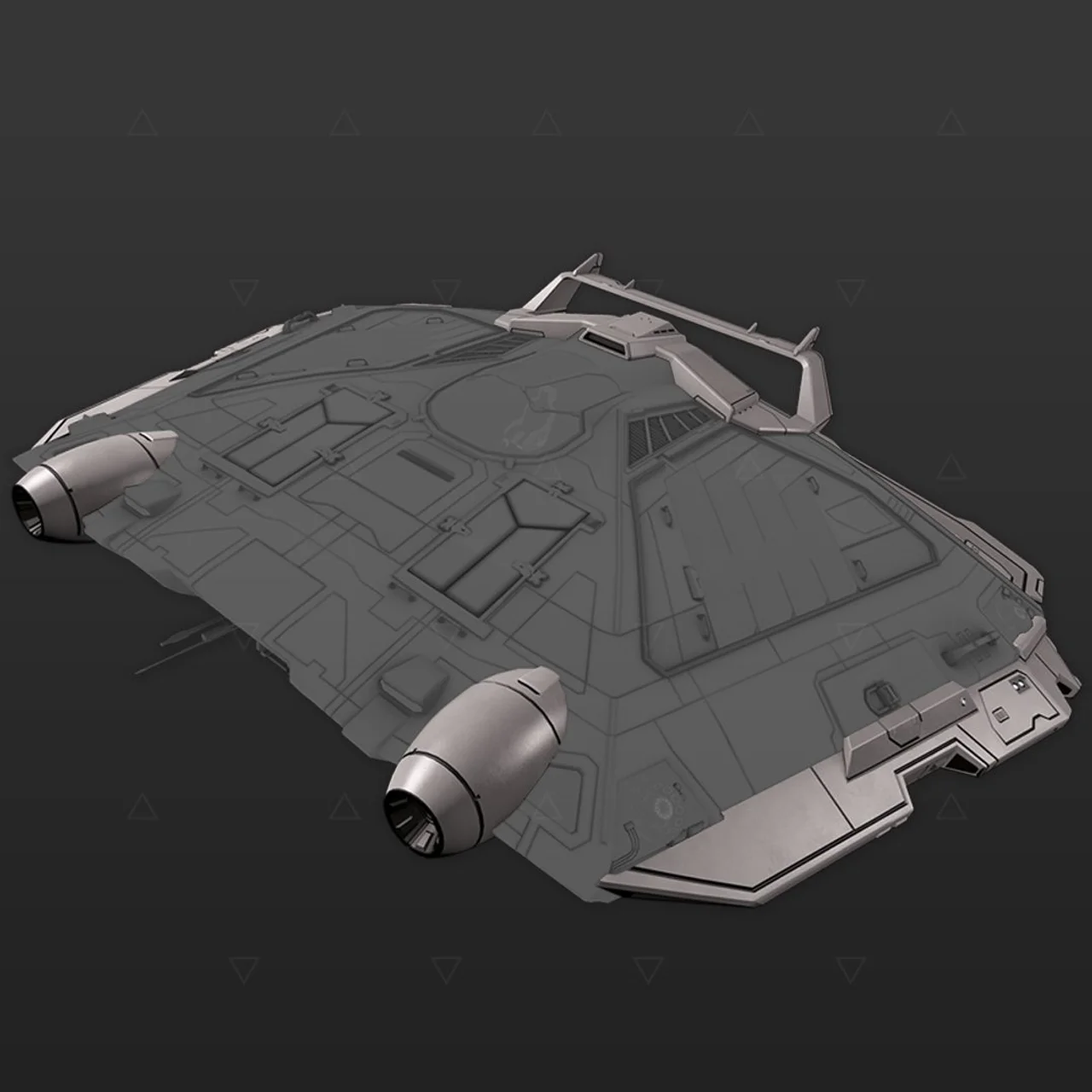Kit de vaisseau – Sidewinder – 16 Éléments