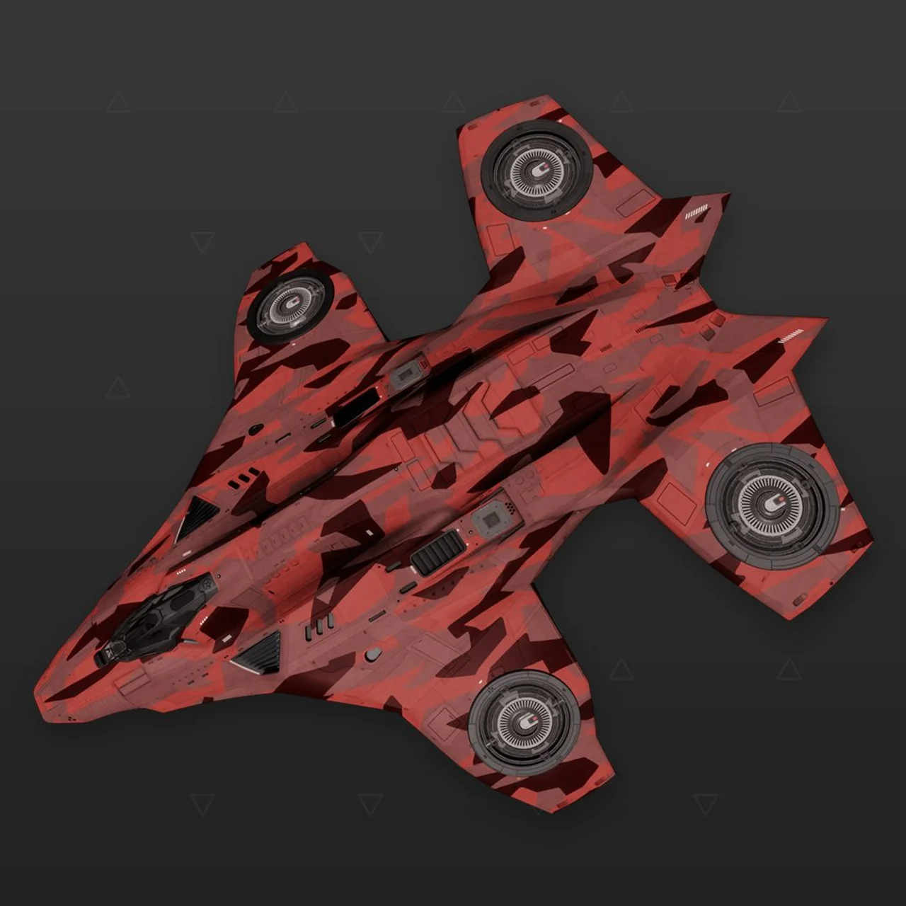 Kestrel Mk II Disruptive Red
