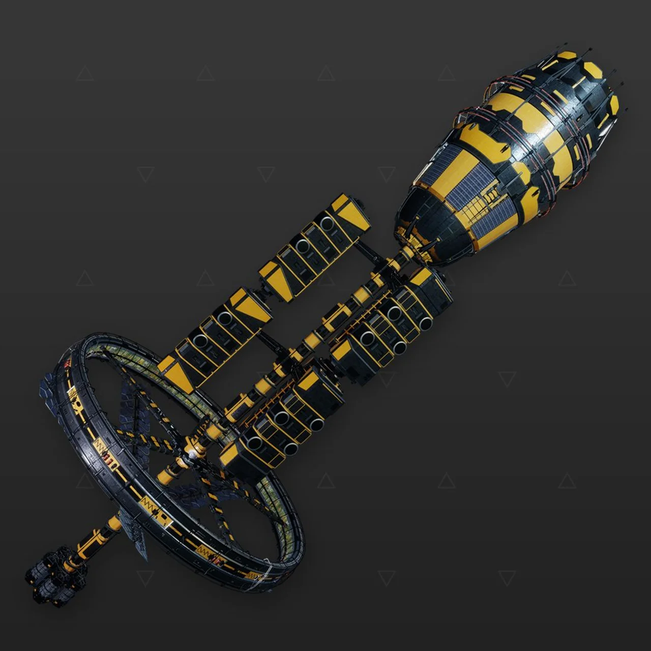 Spatioport Orbis - « Extraction » - Jaune