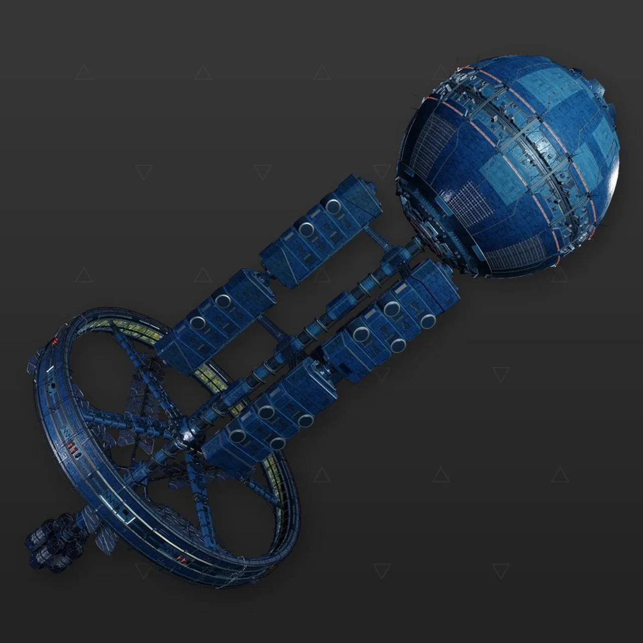 Estación espacial Ocellus - Azul