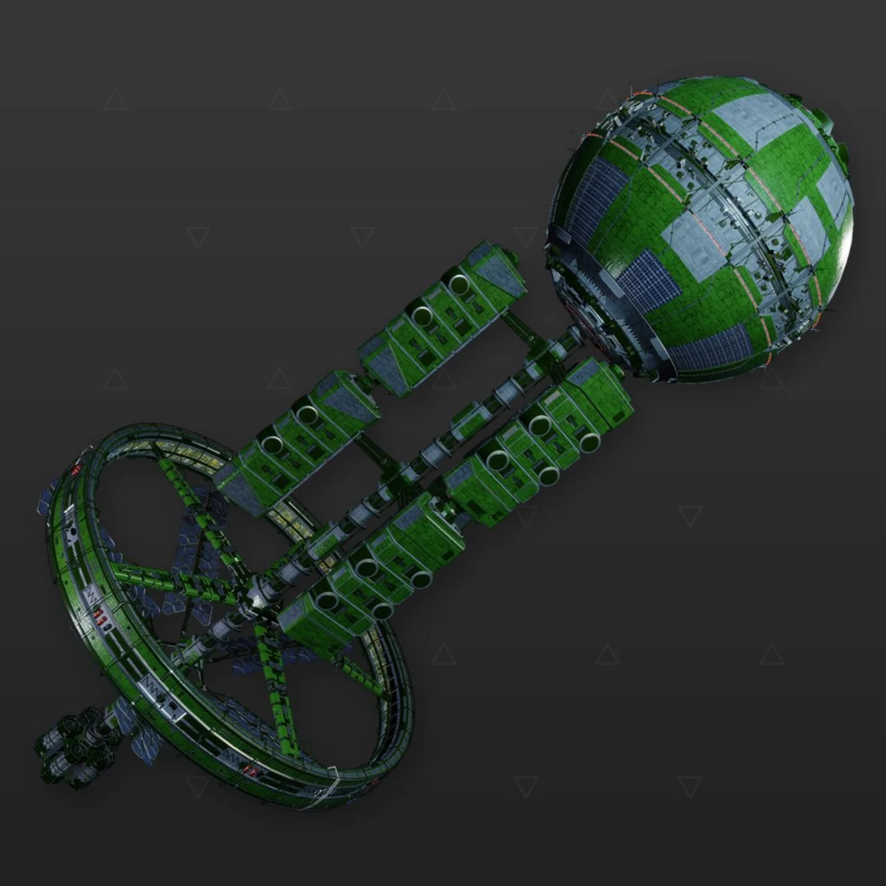 Spatioport Ocellus - « Tactical » - Vert