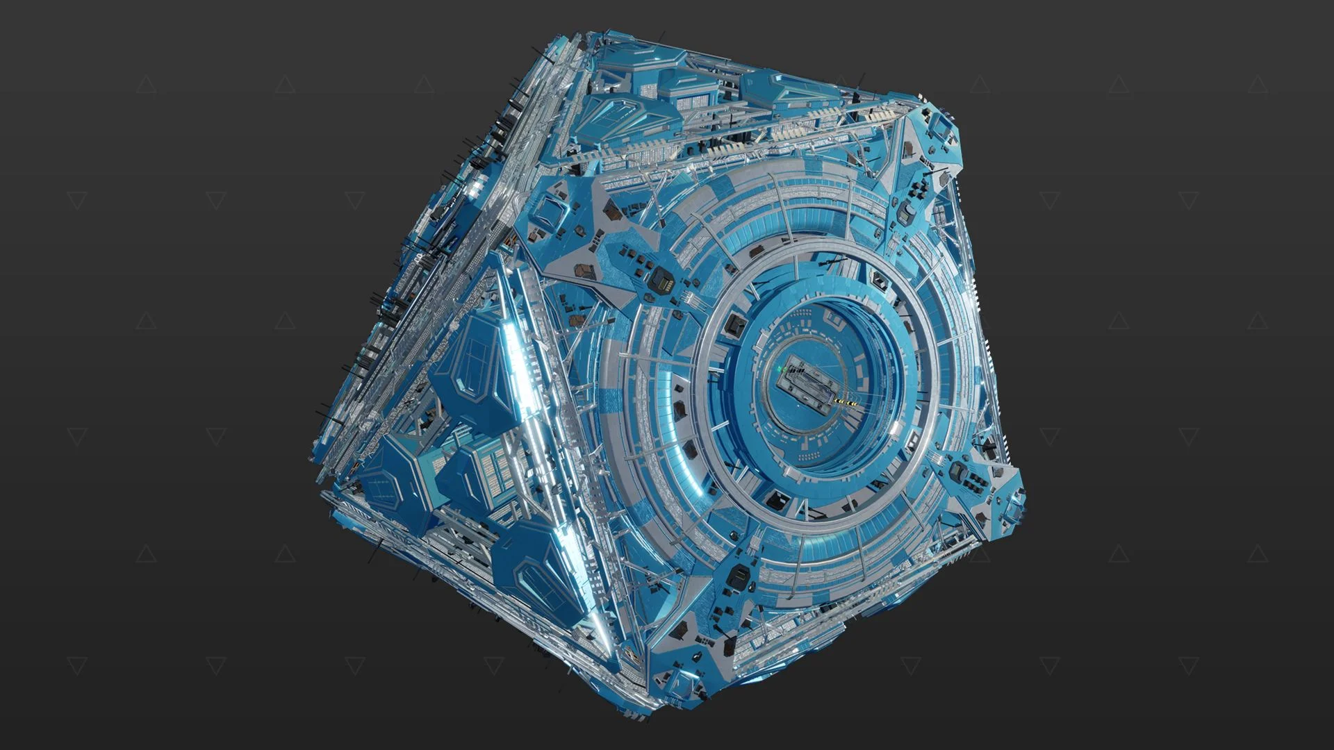Coriolis-Sternenhafen - „Silver“ - Blau