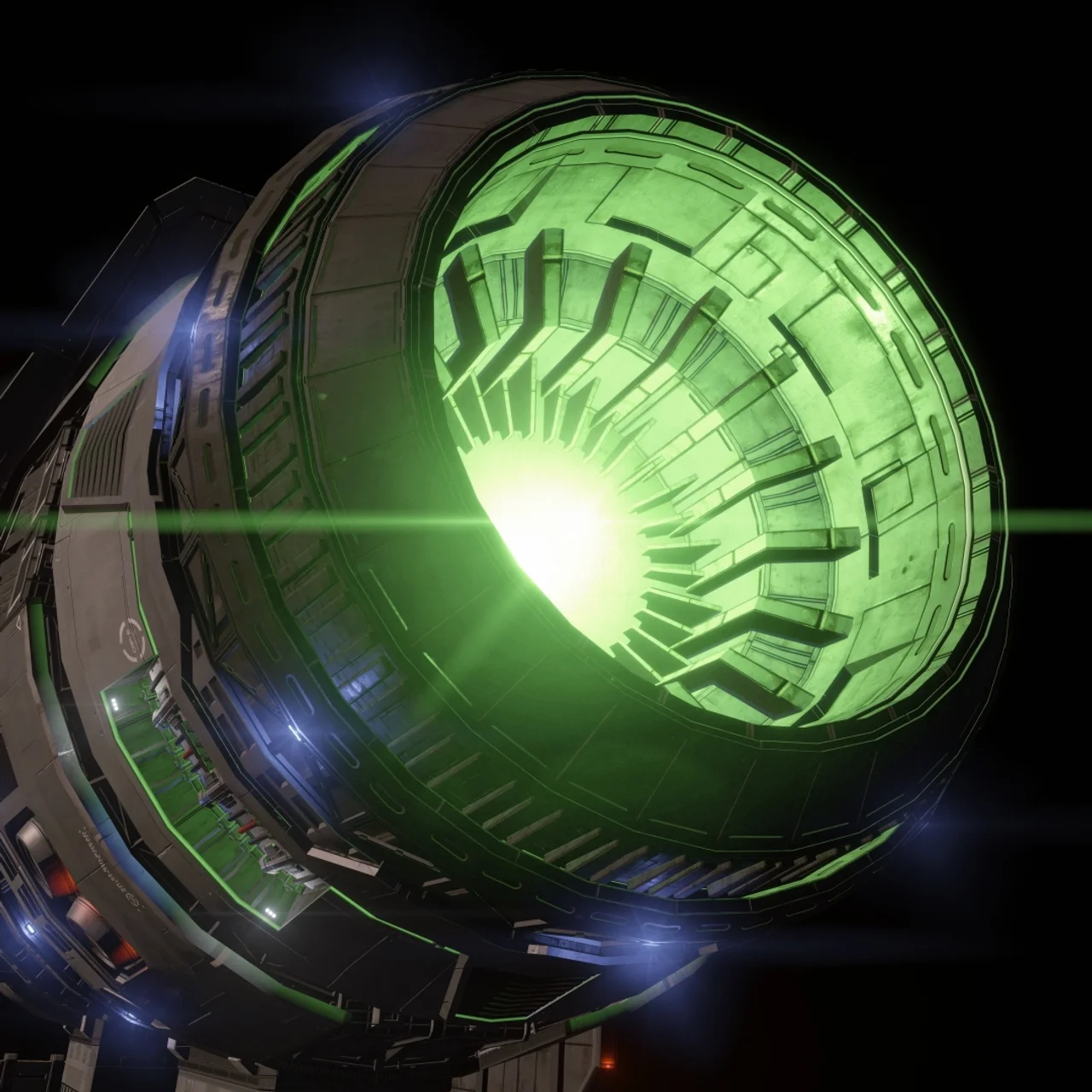 Réacteur porte-vaisseaux - Vert