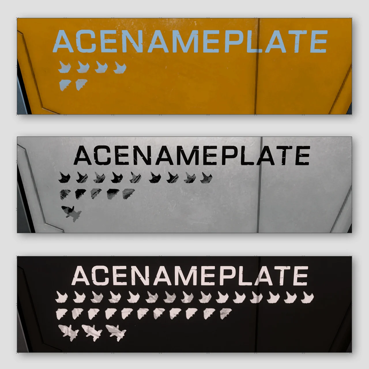 Pack – Plaque signalétique – As