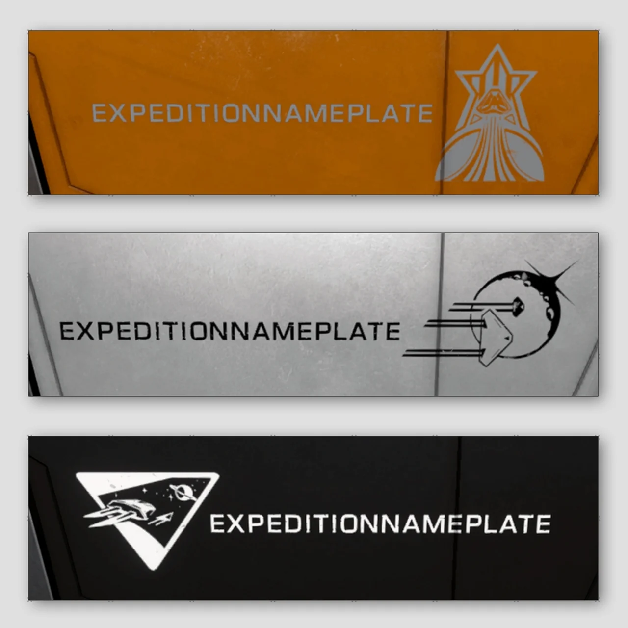 Pacote – Placa de identificação – Expedição