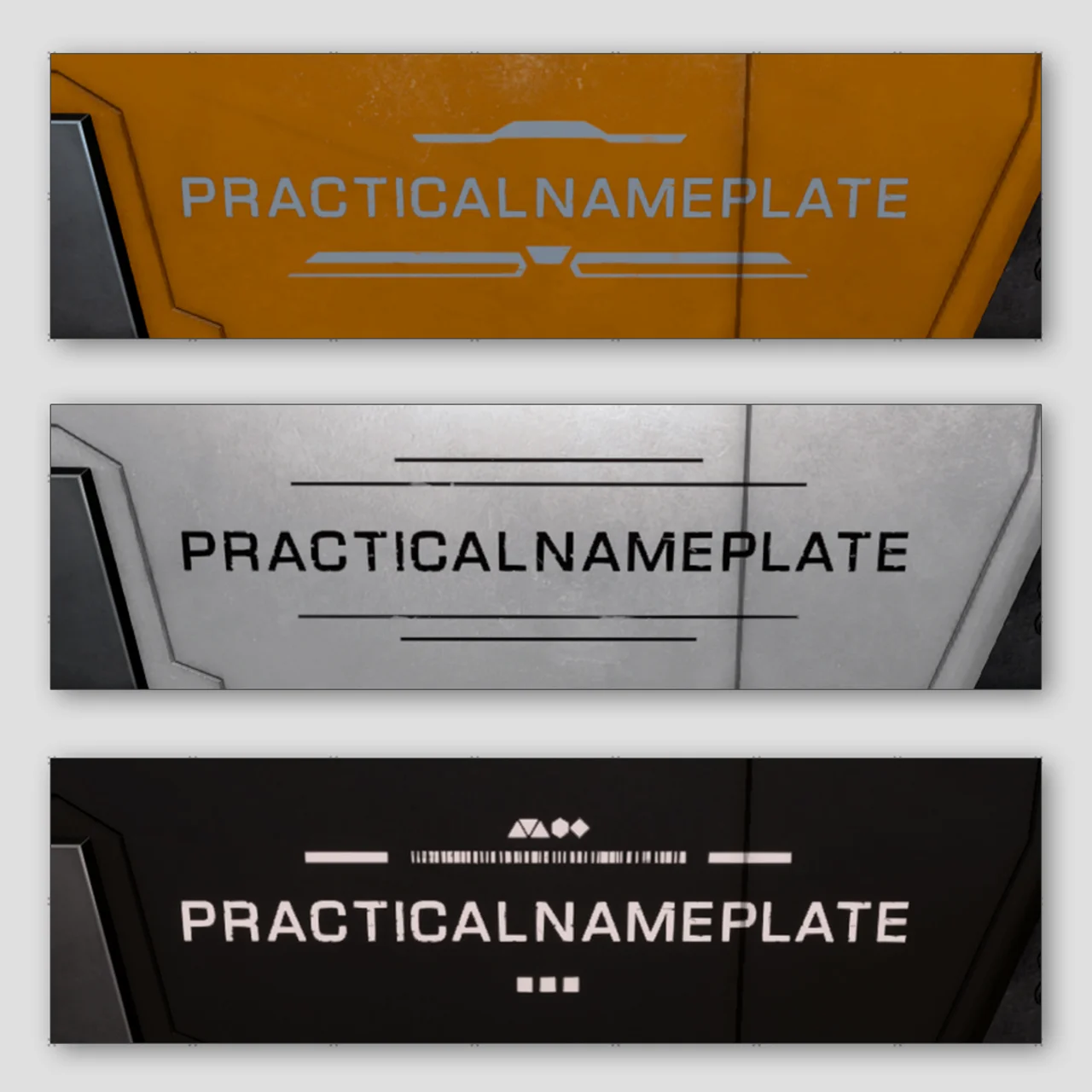 Pack – Plaque signalétique – Pratique