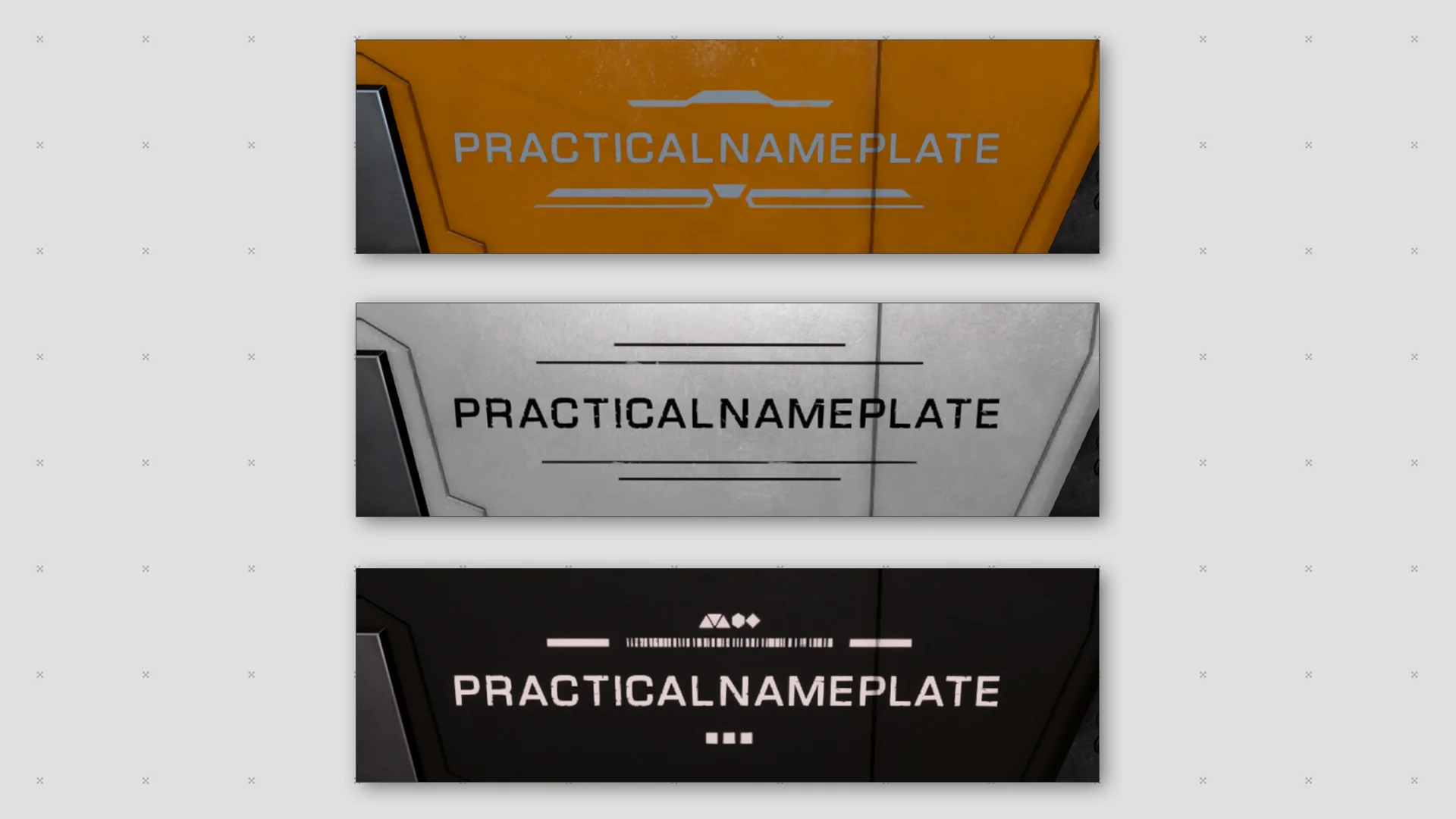 Pack – Plaque signalétique – Pratique