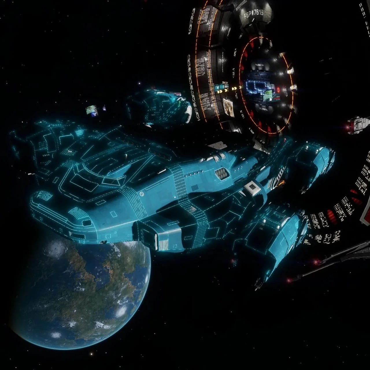 Panther Clipper Mk II Navigation Cyan Holo-Kit