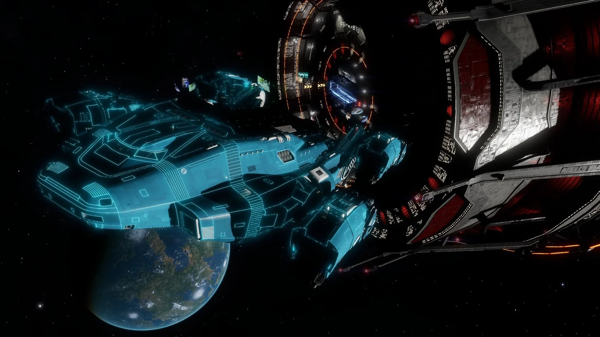 Panther Clipper Mk II Navigation Cyan Holo-Kit
